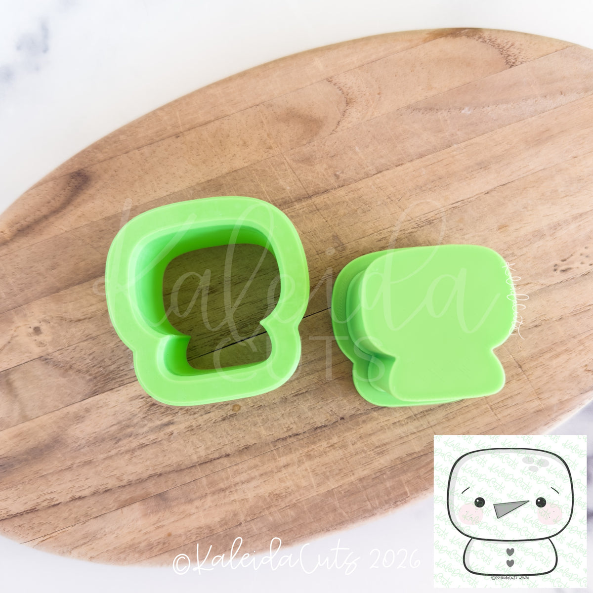 Chunky Snowman Kaleida Popper. Cake Pop Mold
