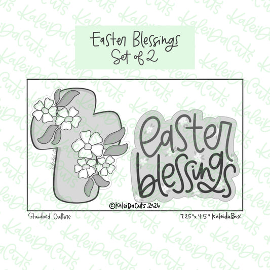 Easter Blessings Cookie Cutters Set of 2