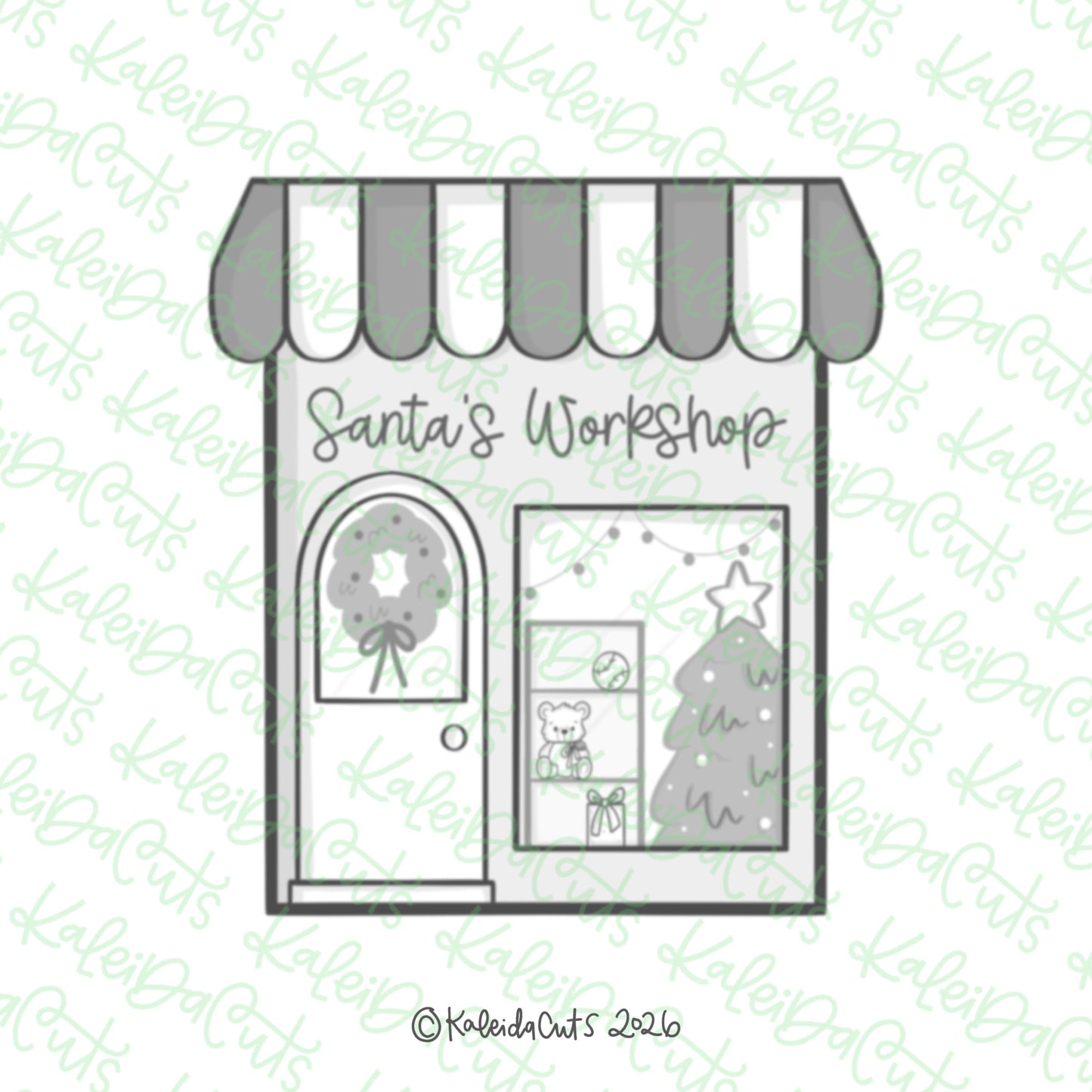 Santa's Workshop Cookie Cutter
