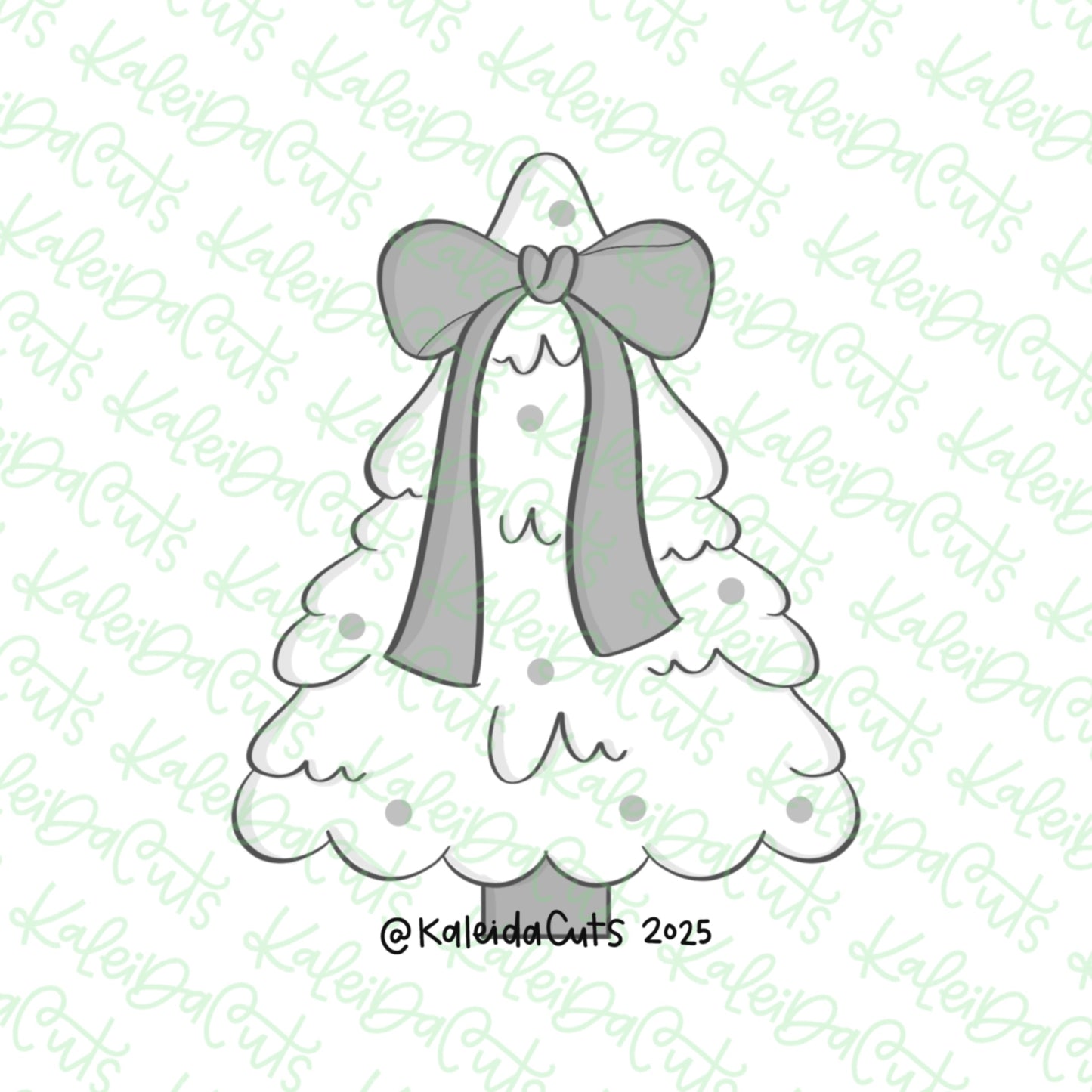2025 Coquette Tree Cookie Cutter