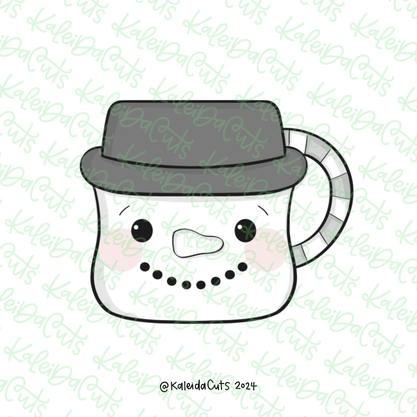 Holiday Snowman Mug Cookie Cutter