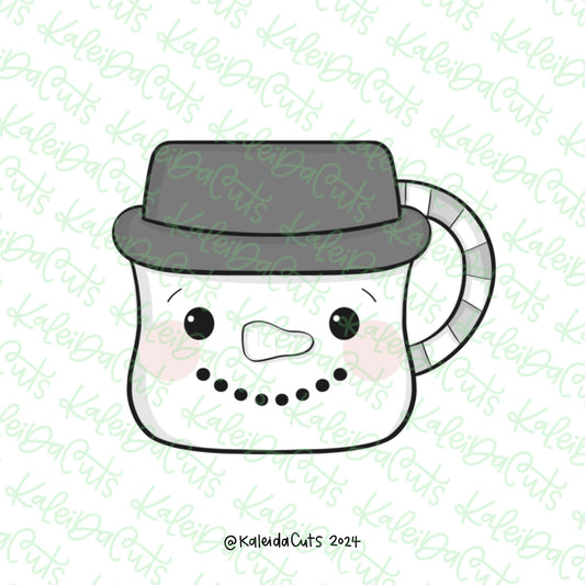 Holiday Snowman Mug Cookie Cutter