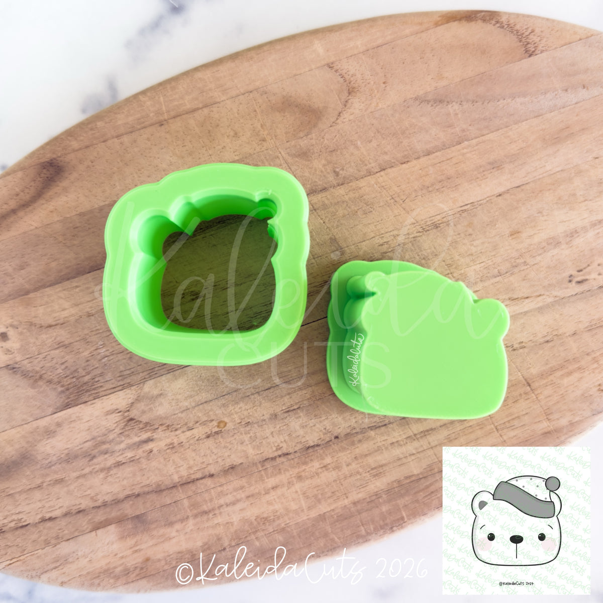 Chunky Bear Face Kaleida Popper. Cake Pop Mold