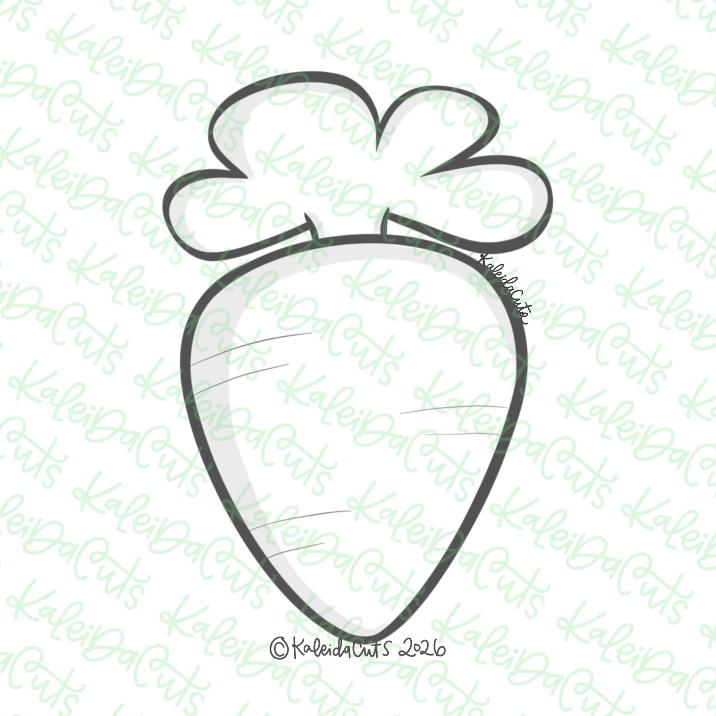 2026 Carrot Cookie Cutter