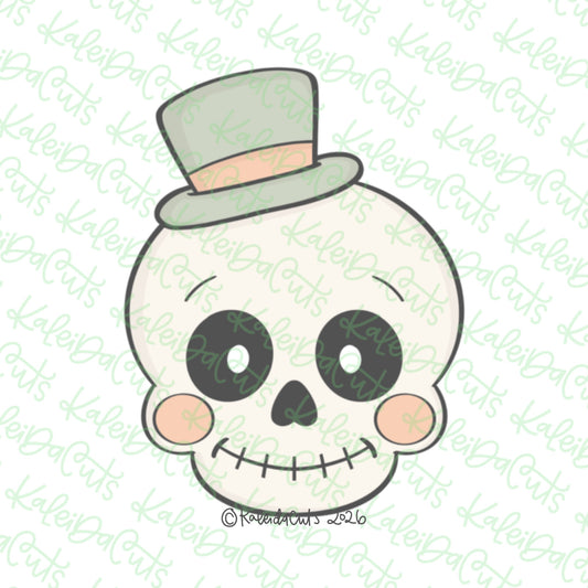 Retro Skull Cookie Cutter