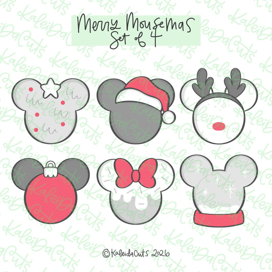 Merry Mousemas Cookie Cutter Set of 6
