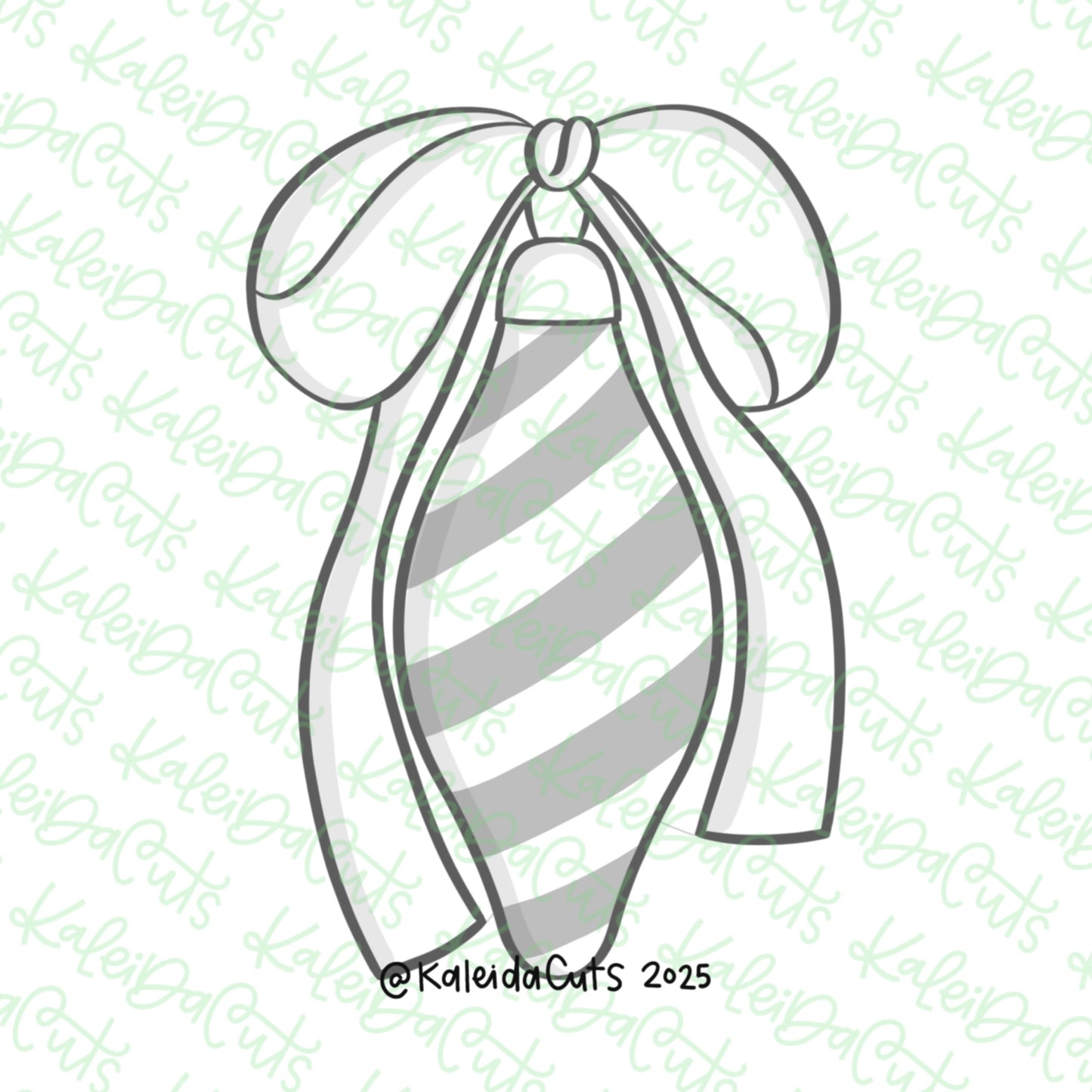 Coquette Ornament 2 Cookie Cutter