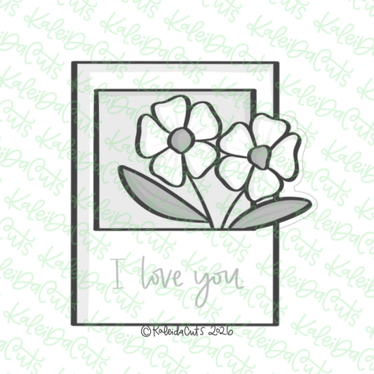 Love Note Polaroid Cookie Cutter
