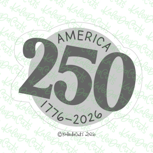 Americas 250th Cookie Cutter