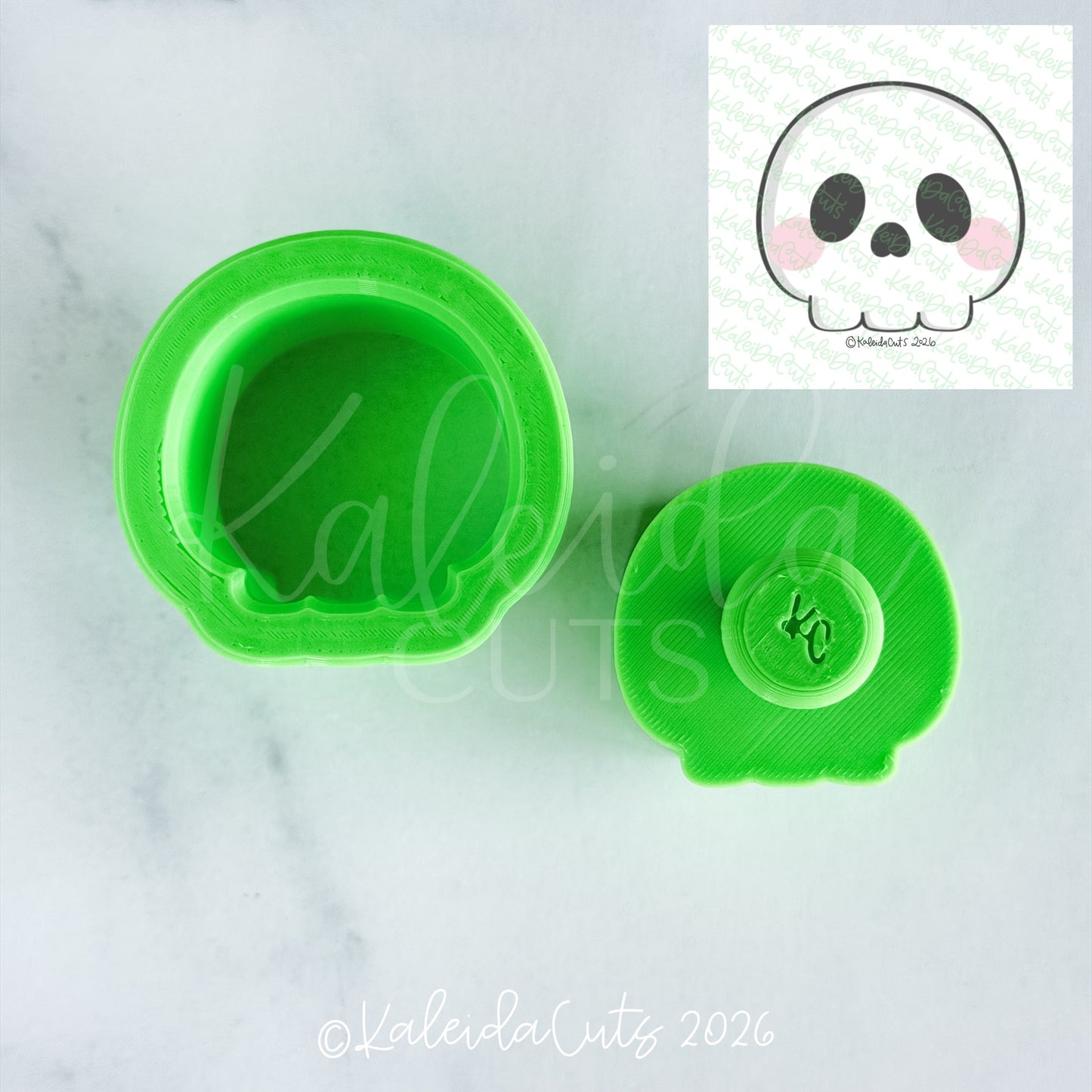 Simple Skull Kaleida Popper