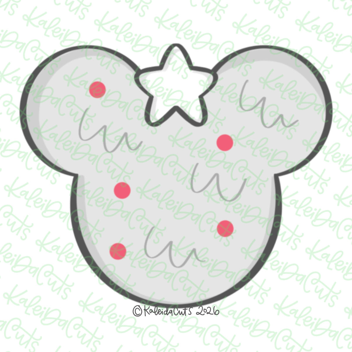 Mousemas Tree Cookie Cutter