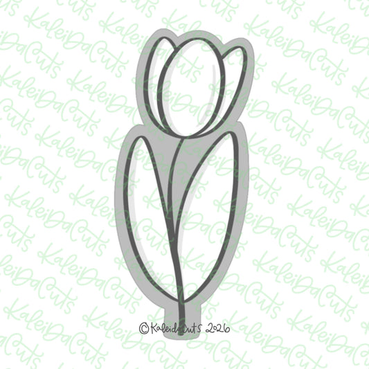 Bouquet Tulip Stem Cookie Cutter