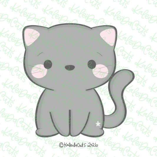 Witchy Cat Cookie Cutter
