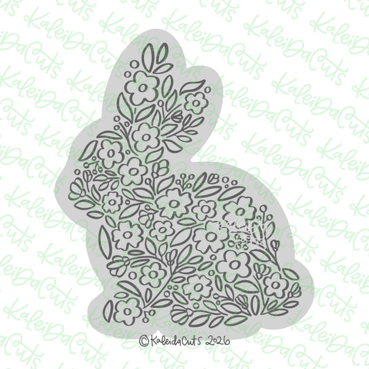 Intricate Bunny Cookie Cutter