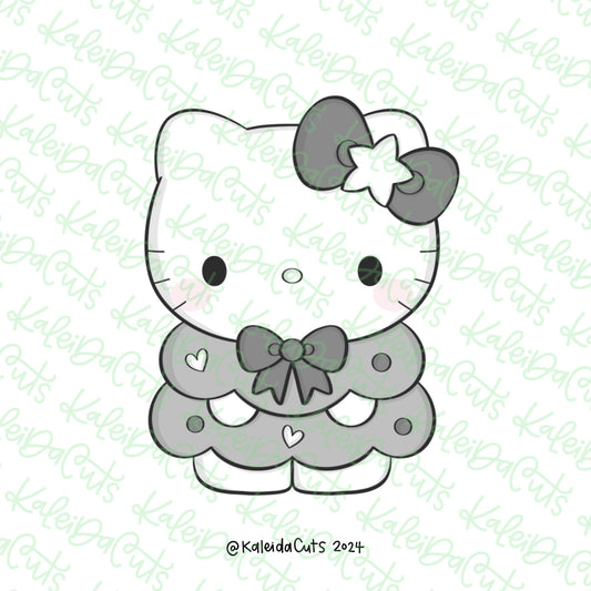 Holiday Kitty Tree Cookie Cutter