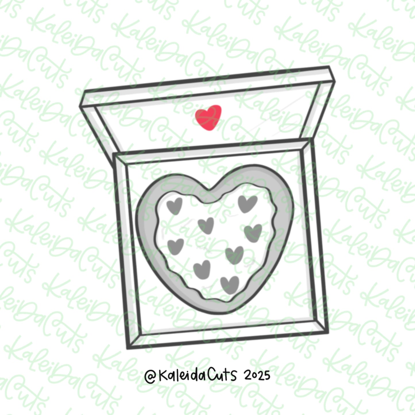 Open Pizza Box Cookie Cutter