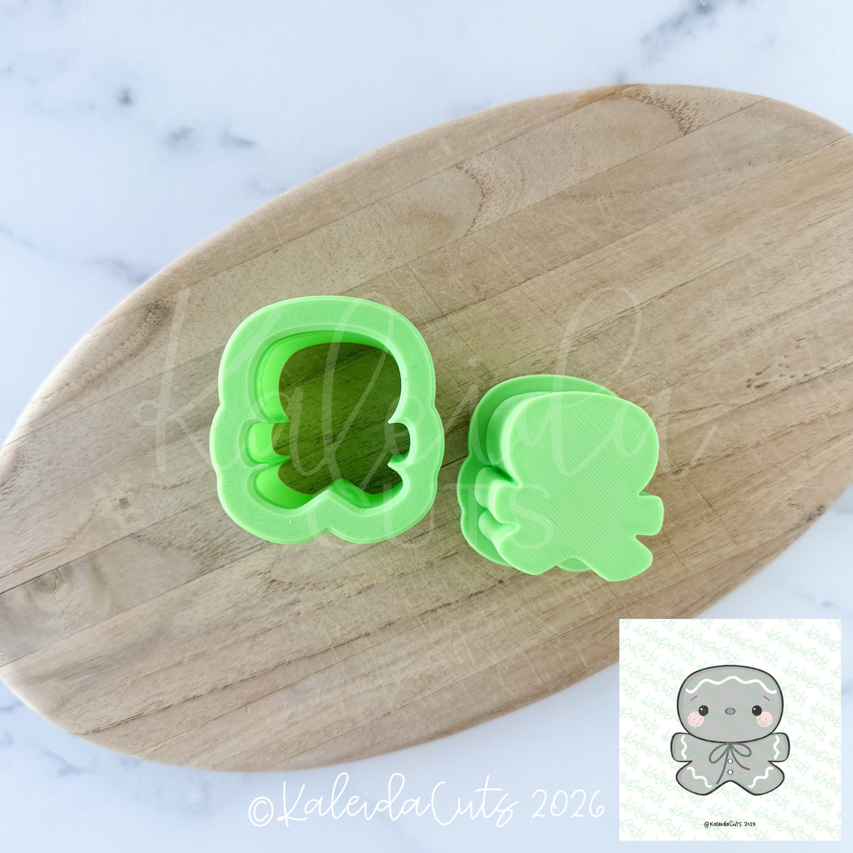 Chunky Gingerbread Man Kaleida Popper