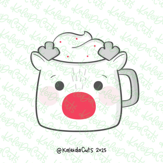 Christmas Reindeer Mug Cookie Cutter