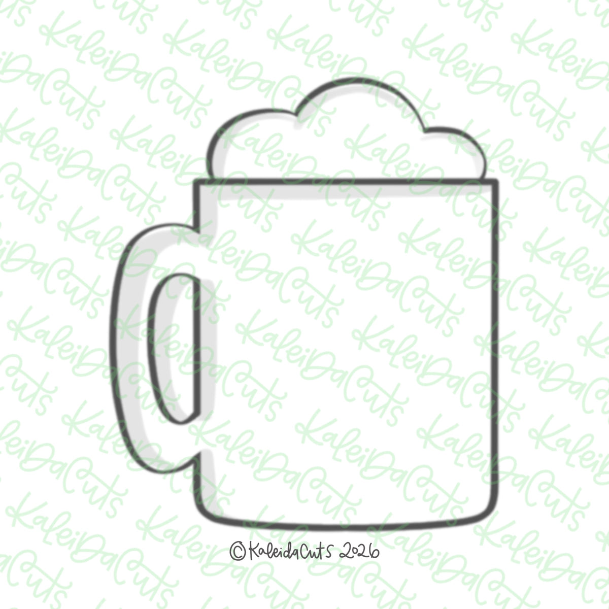 Simple Hot Chocolate Cookie Cutter