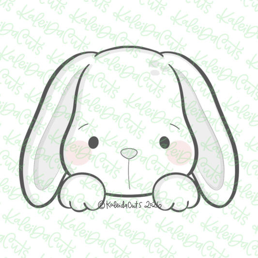 2026 Bunny Face Cookie Cutter