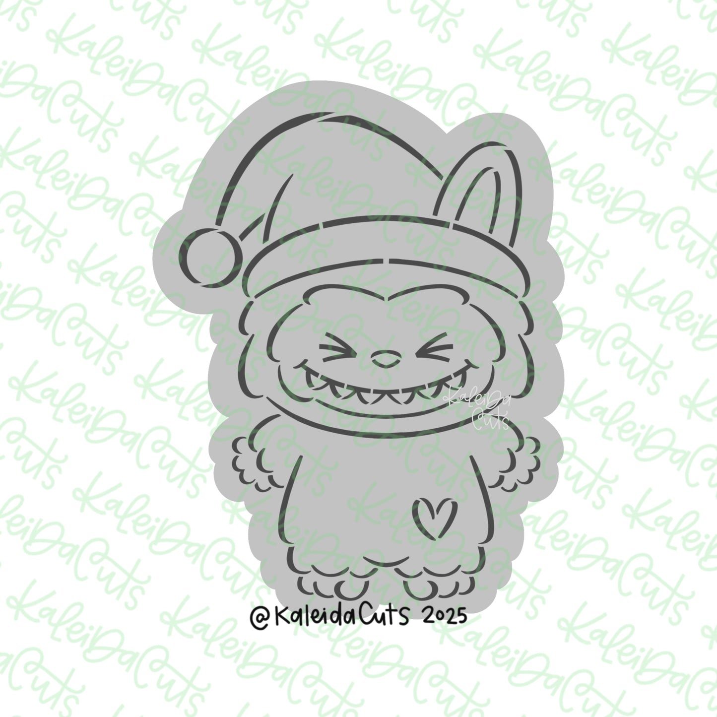 PYO Monster Plush Santa Cookie Cutter