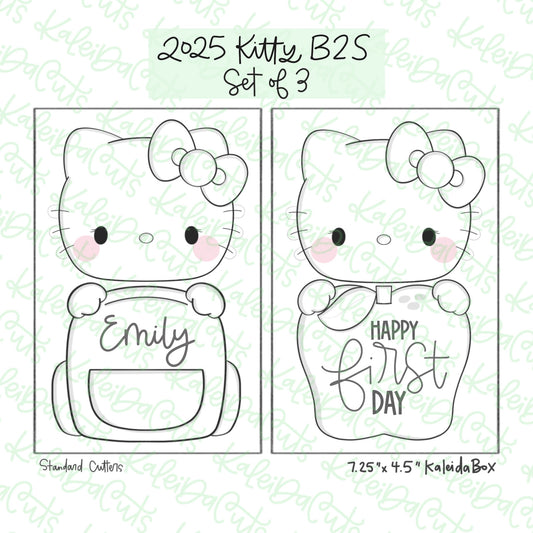 2025 Kitty B2S Cookie Cutter Set of 3