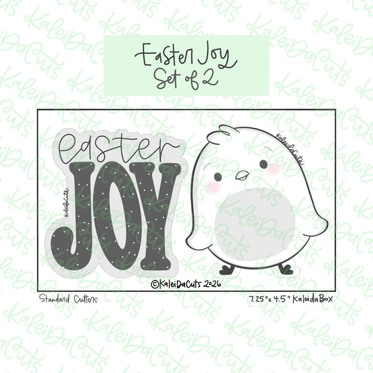 Easter Joy Cookie Cutters Set of 2