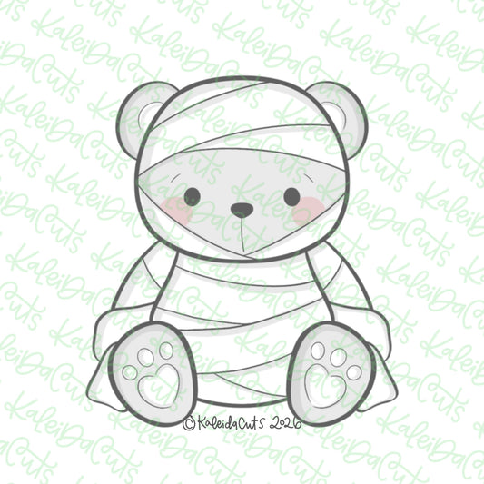 Teddy Bear Mummy Cookie Cutter