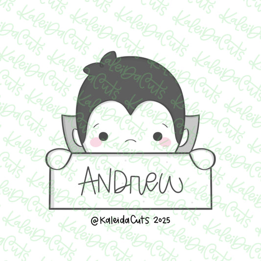 Dracula 2025 Plaque 2 Cookie Cutter