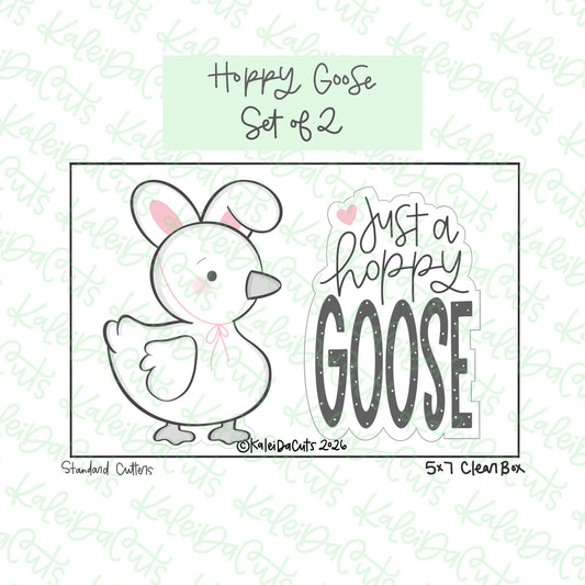 Hoppy Goose Cookie Cutters Set of 2