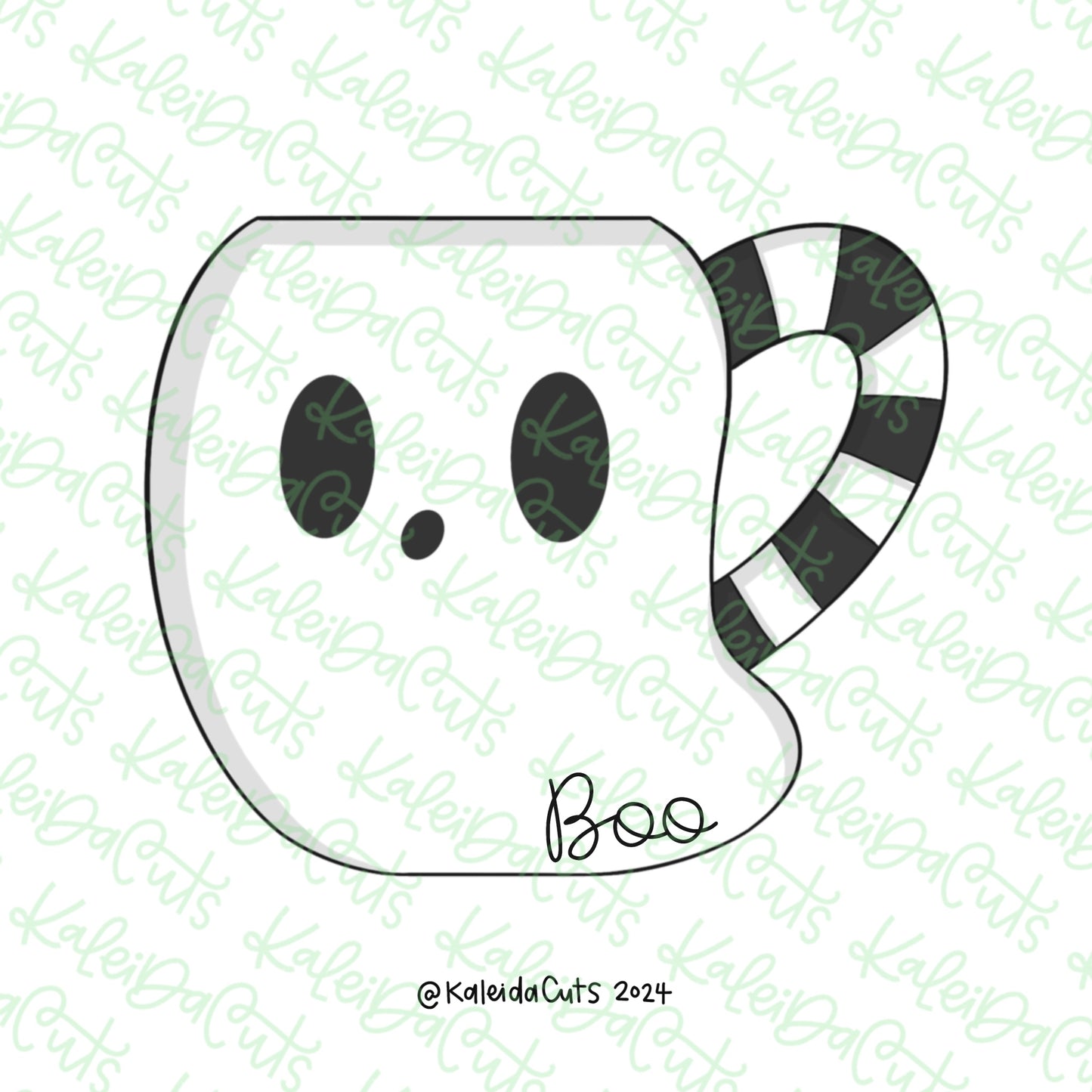 Ghost Coffee Cup Cookie Cutter