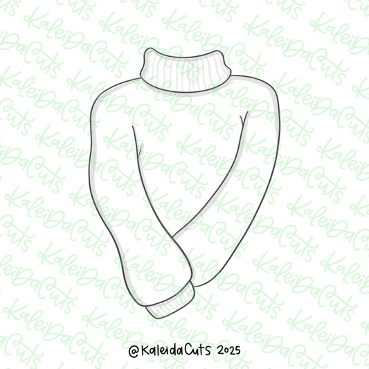 Chunky Fall Sweater Cookie Cutter