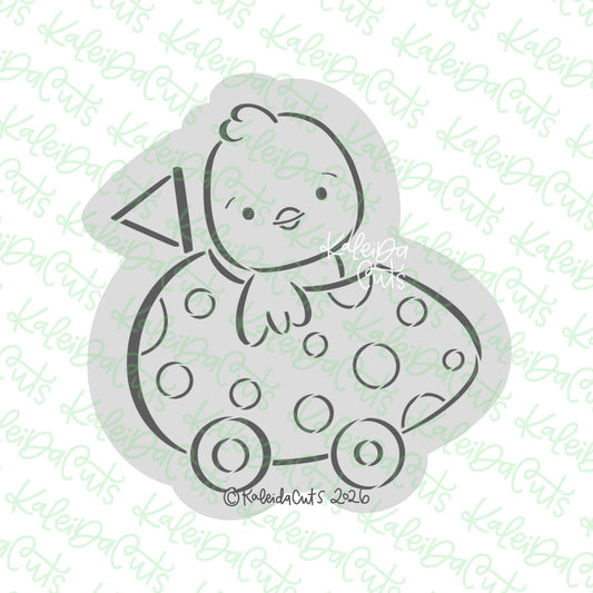 PYO Chick Race Egg Cookie Cutter