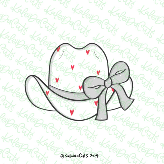 Coquette Cowgirl Hat Cookie Cutter