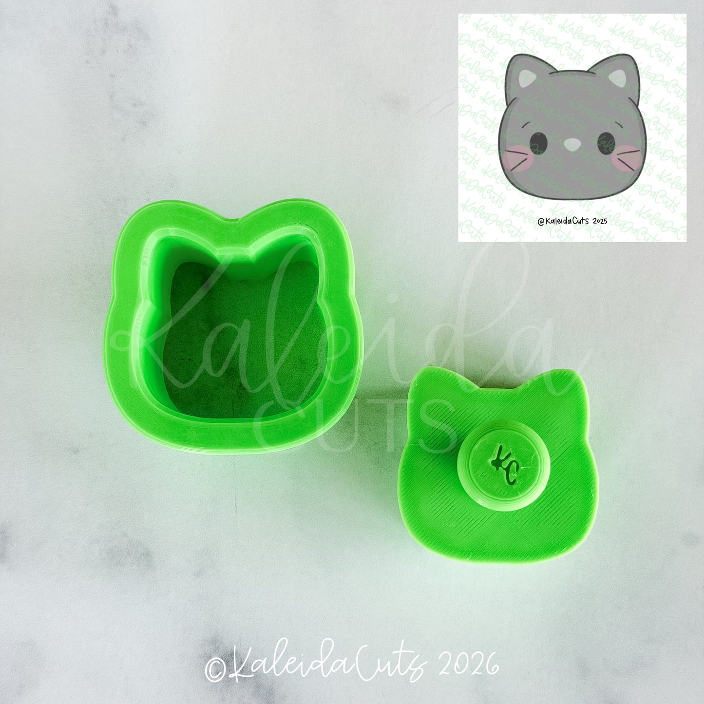 Simple Cat Face Kaleida Popper