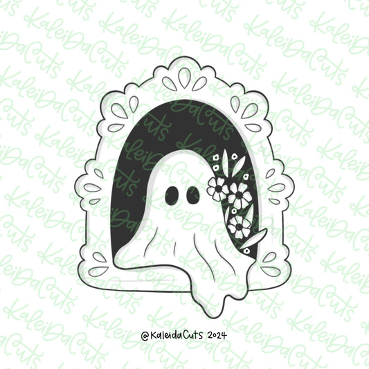 Vintage Framed Ghost Cookie Cutter