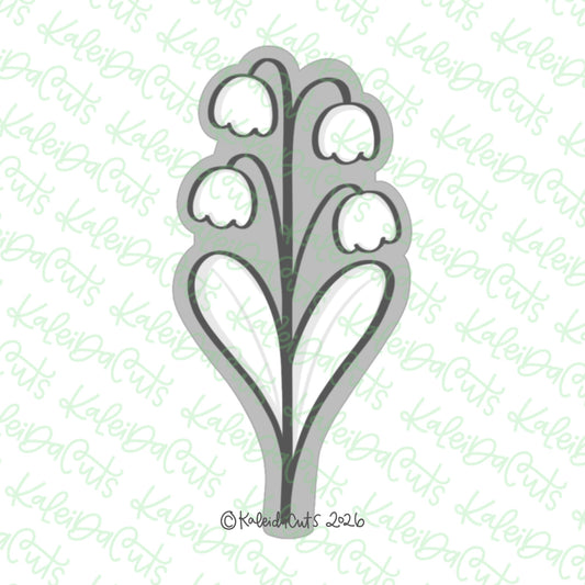 Bouquet Lily of Valley Stem Cookie Cutter