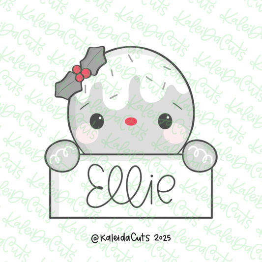 2025 Gingerbread Plaque Cookie Cutter