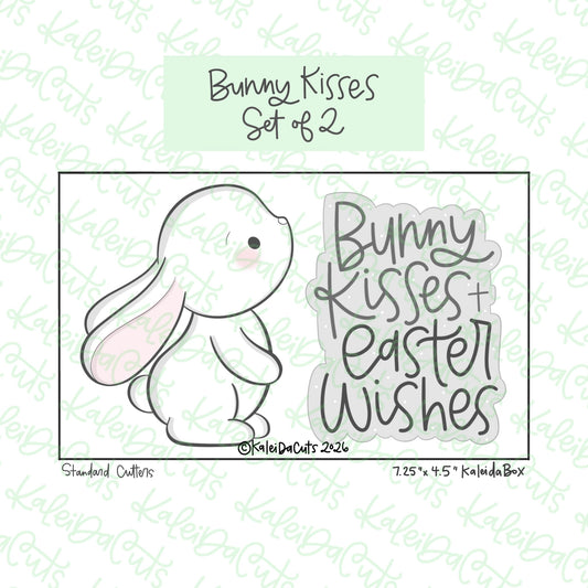 Bunny Kisses Cookie Cutters Set of 2