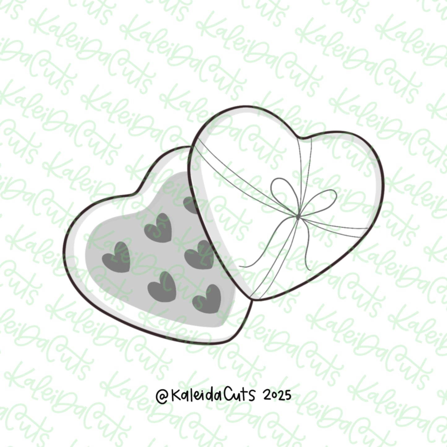 Double Conversation Hearts Cookie Cutter