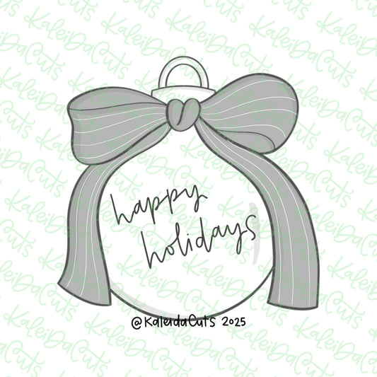 2025 Coquette Ornament Cookie Cutter