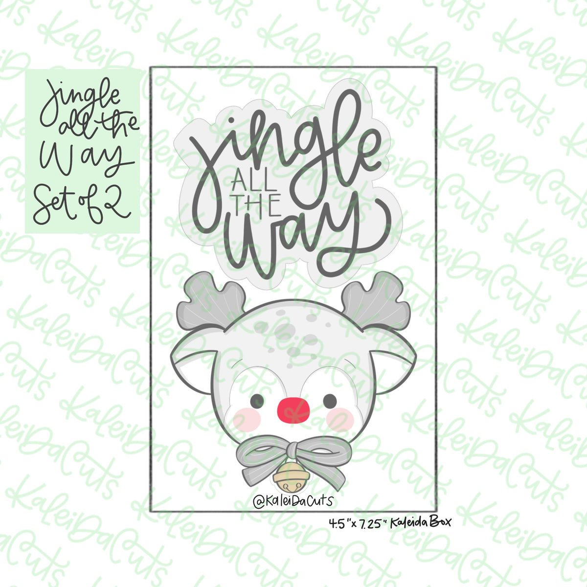 Jingle All the Way Cookie Cutter Set of 2