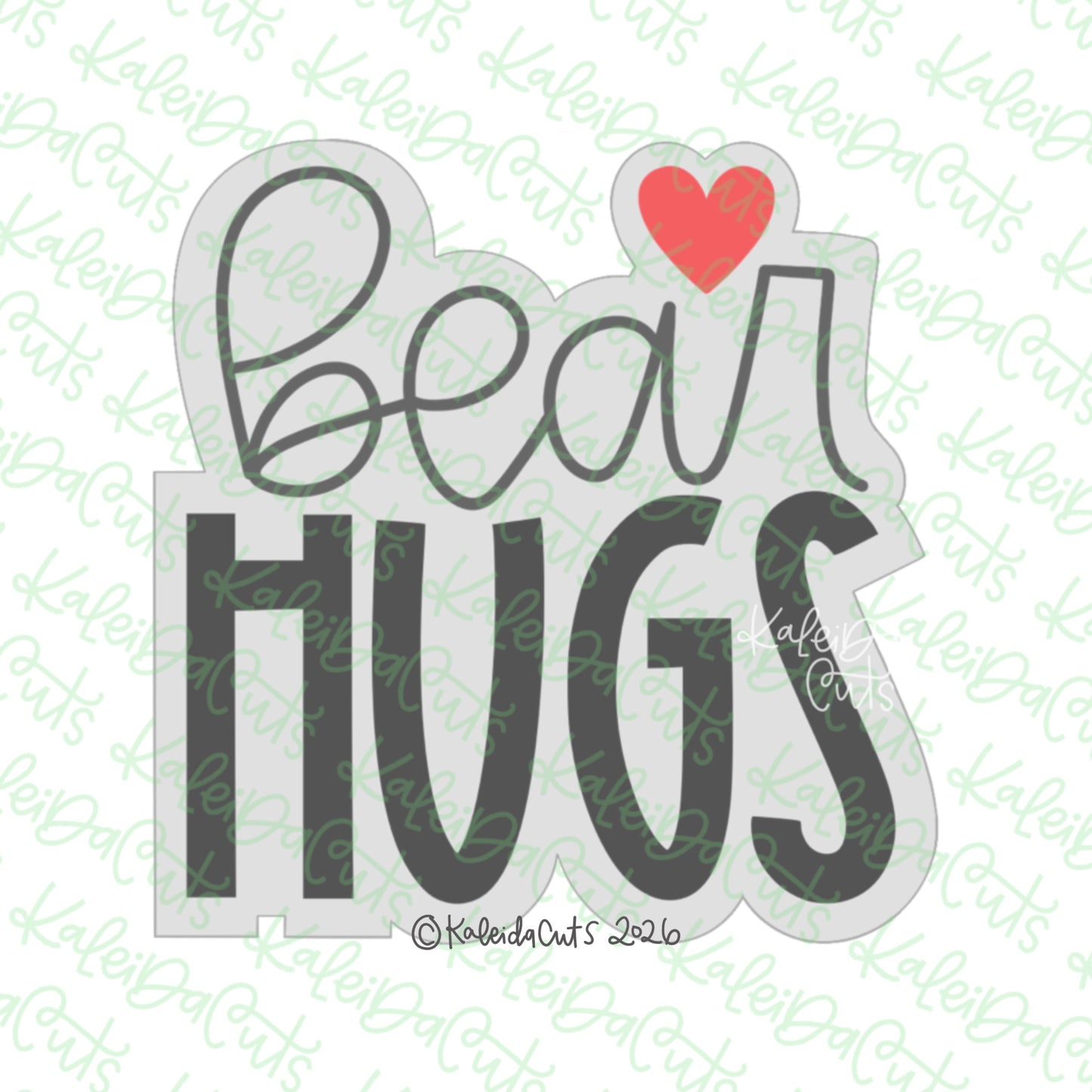 Bear Hugs Cookie Cutter