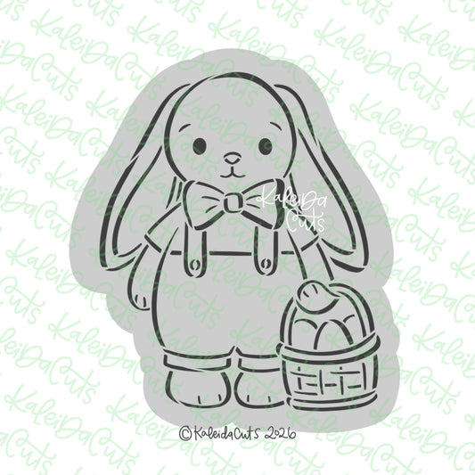 PYO Vintage Bunny Boy Cookie Cutter
