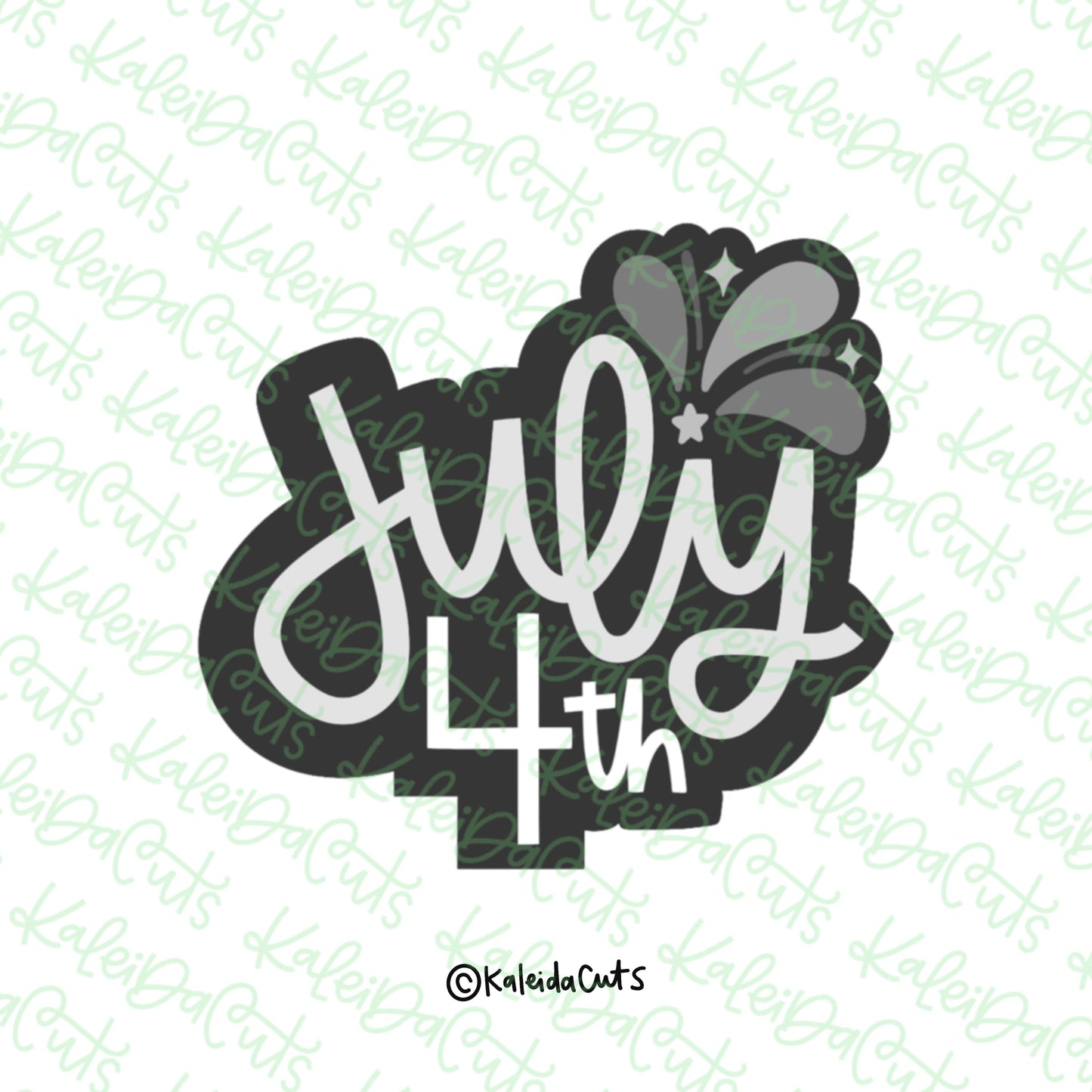 July 4th Fireworks Cookie Cutter