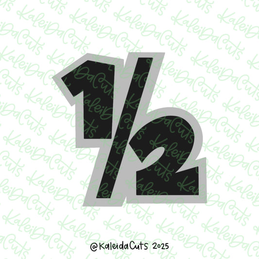 One Half Cookie Cutter