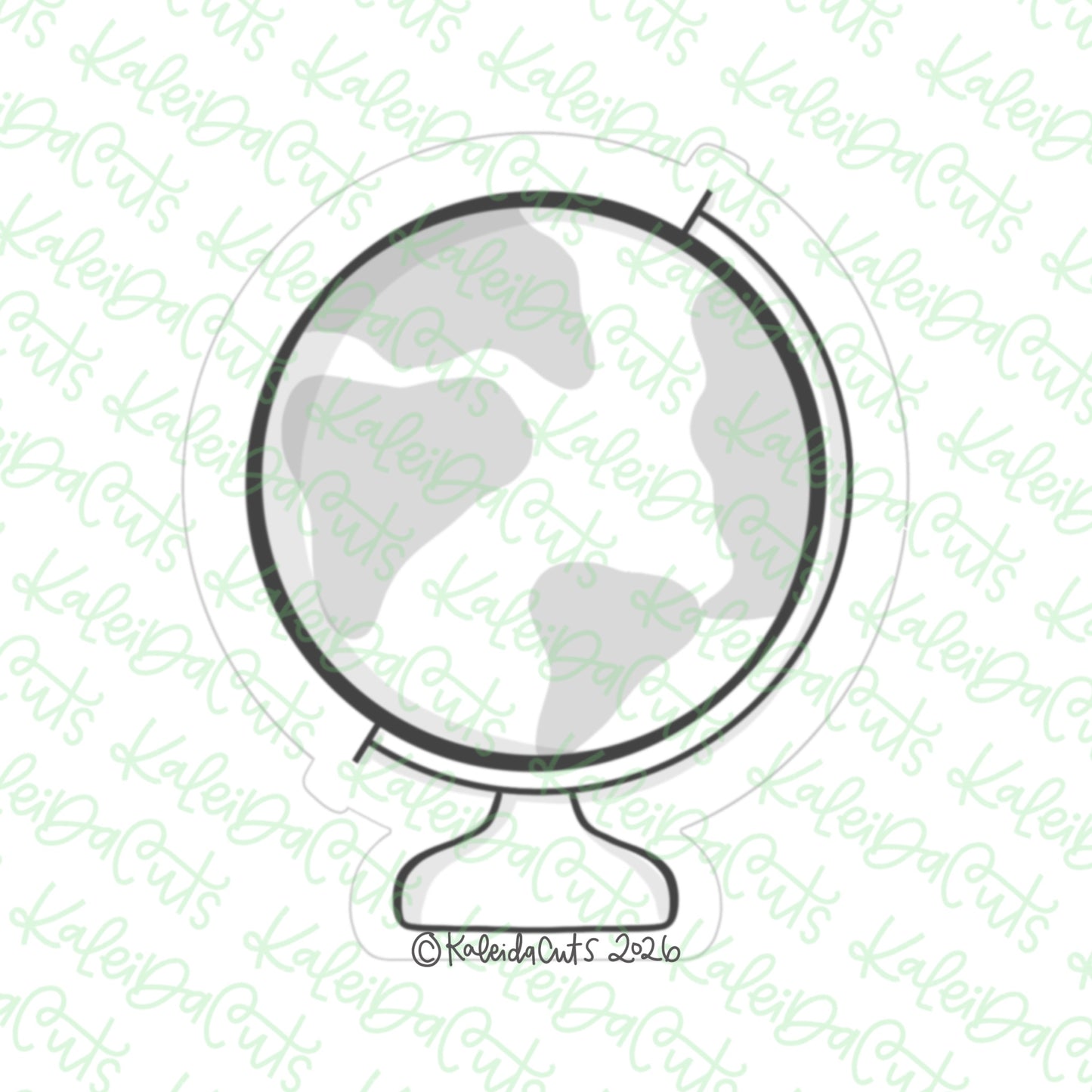 Vintage Globe Cookie Cutter