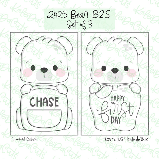 2025 Bear B2S Cookie Cutter Set of 3