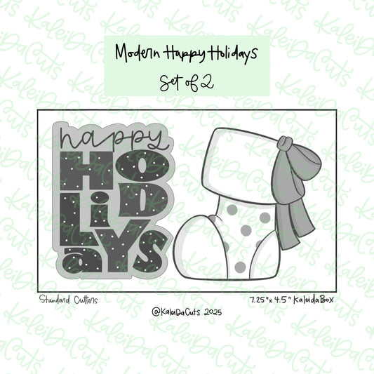 Holiday Stocking Cookie Cutters Set of 2