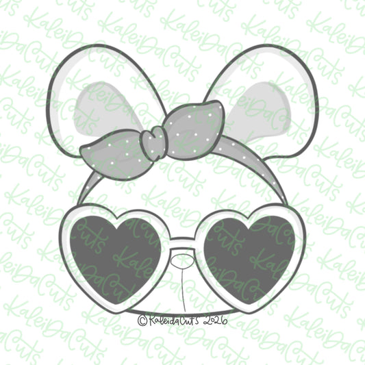 2026 Hip Hop Girl Bunny Cookie Cutter